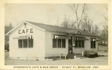 AR Eateries - Anderson's Cafe & Bus Depot, Winslow