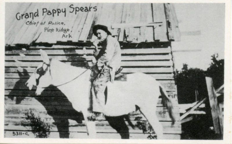 Hillbilly - postcard of Grandpappy Spears