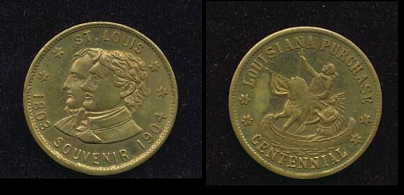 1904 World's Fair coin