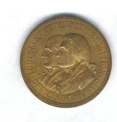 1904 World's Fair coin