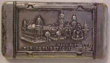 1904 World's Fair match safe