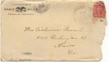 Broach - letter & envelope to Catherine Broach