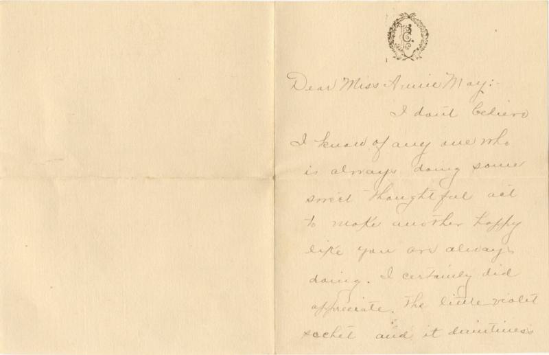 Broach - letter to Catherine Broach