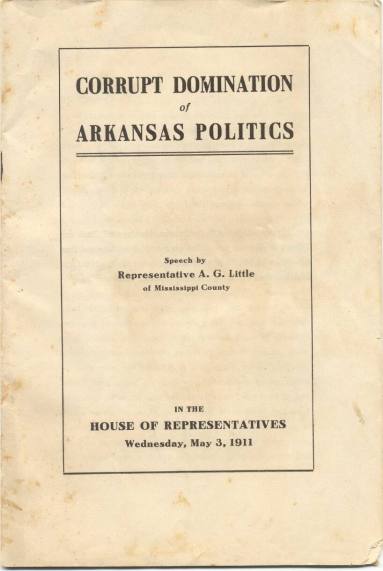 AR Politics - A.G. Little speech