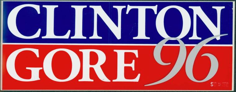 Clinton/Gore bumper sticker