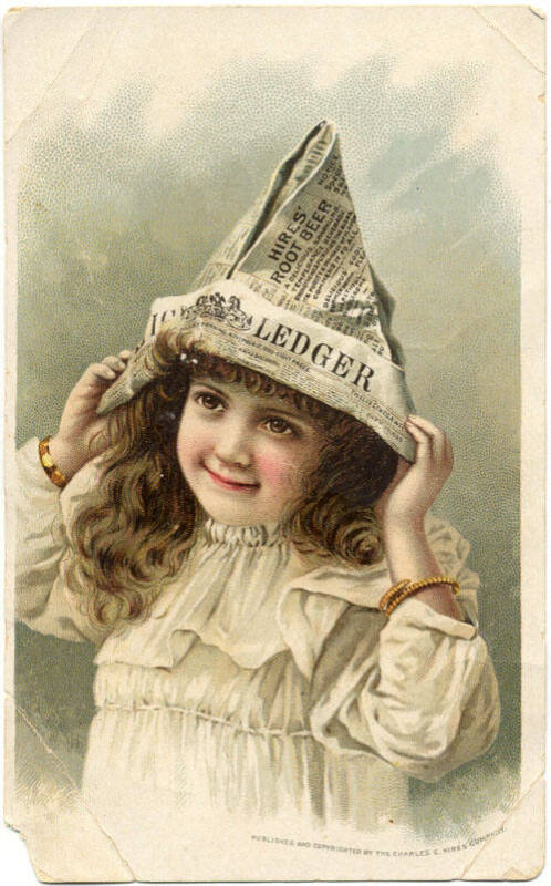 Advertising card