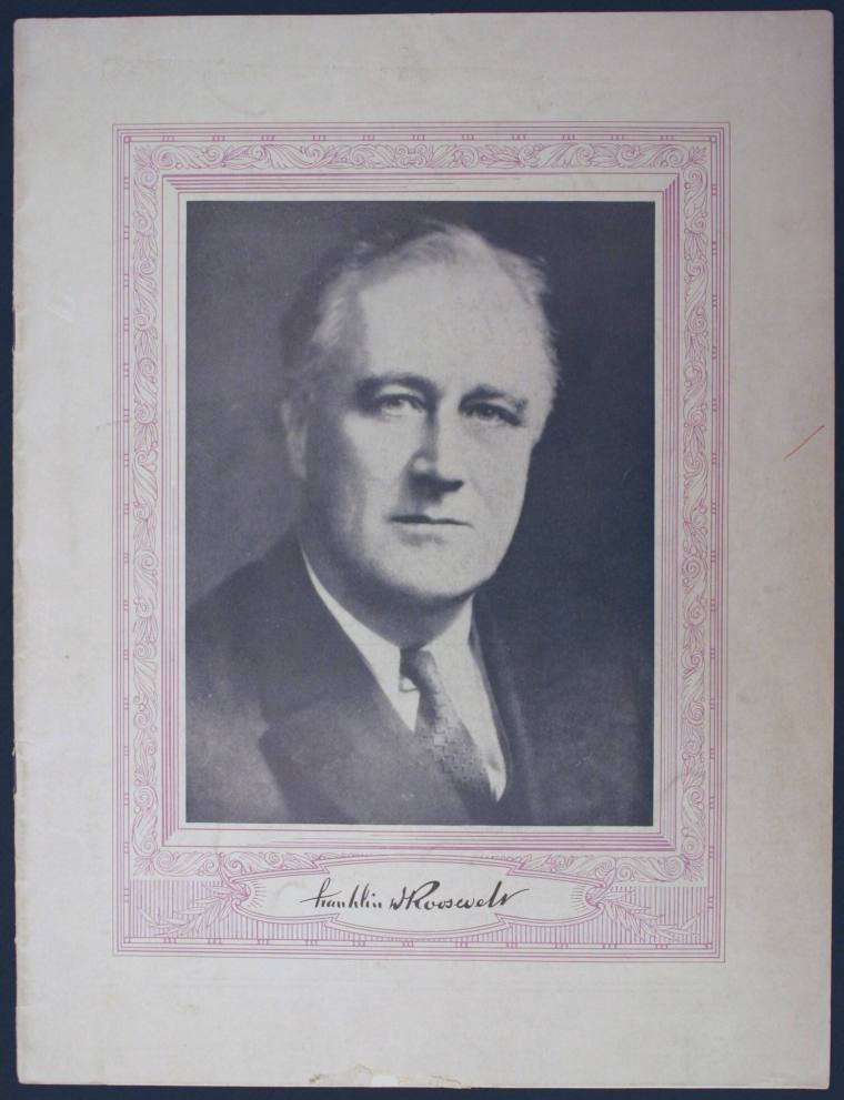 program with  FDR on cover