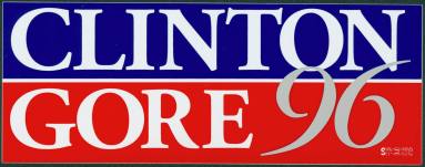 Clinton/Gore bumper sticker