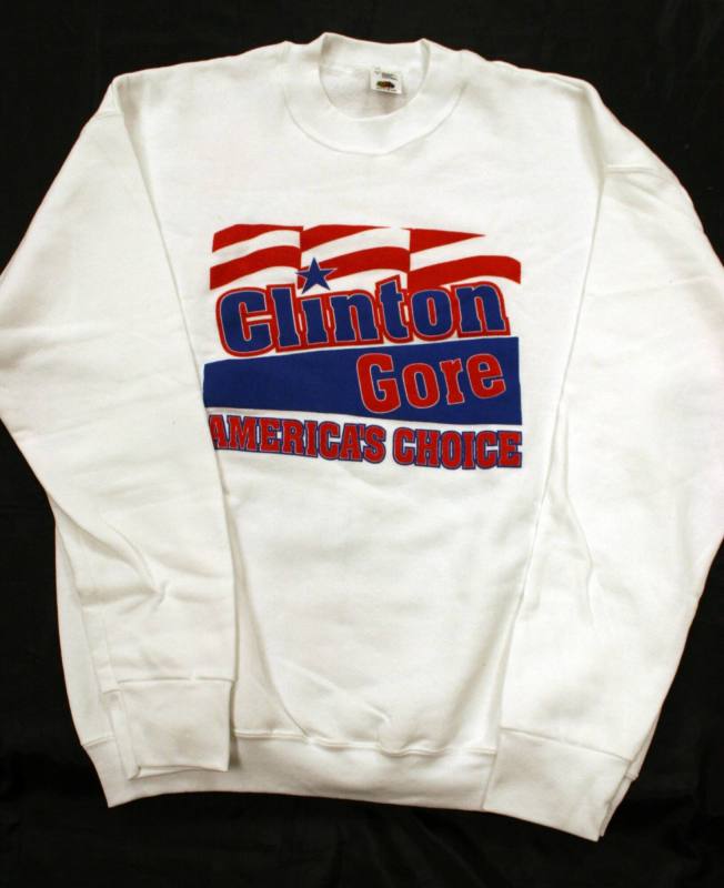 Clinton/Gore sweatshirt