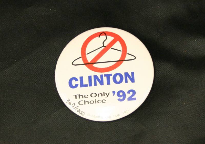 Clinton button