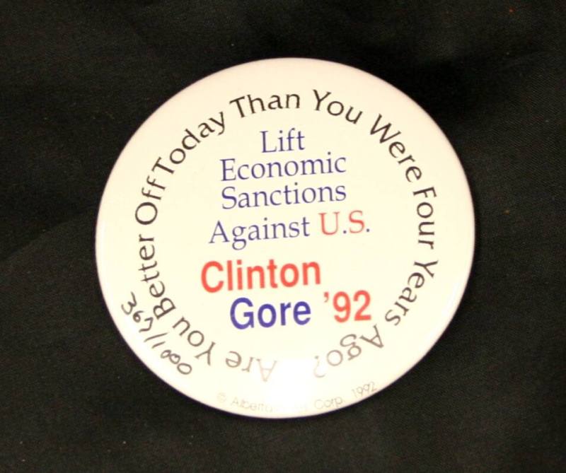 Clinton button