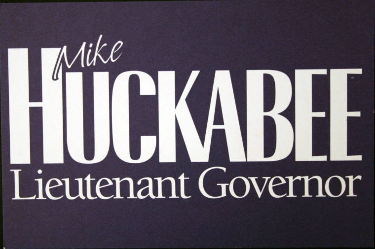 Postcard, Campaign - Lieutenant Governor Mike Huckabee