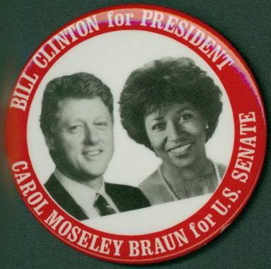 Clinton campaign button