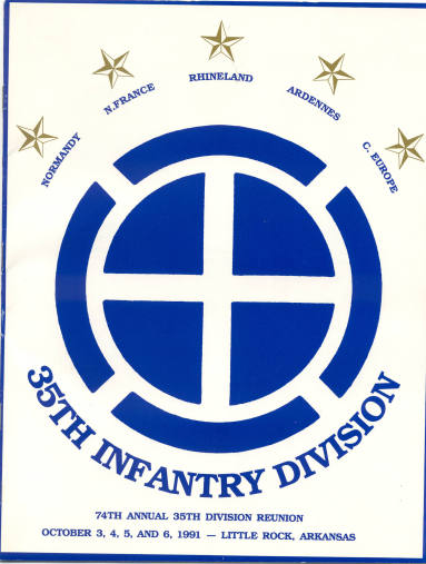 Program from the 35th Infantry Division reunion