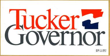 Sticker, Bumper - Jim Guy Tucker Gubernatorial