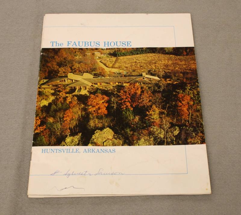 Gov. Faubus house booklet