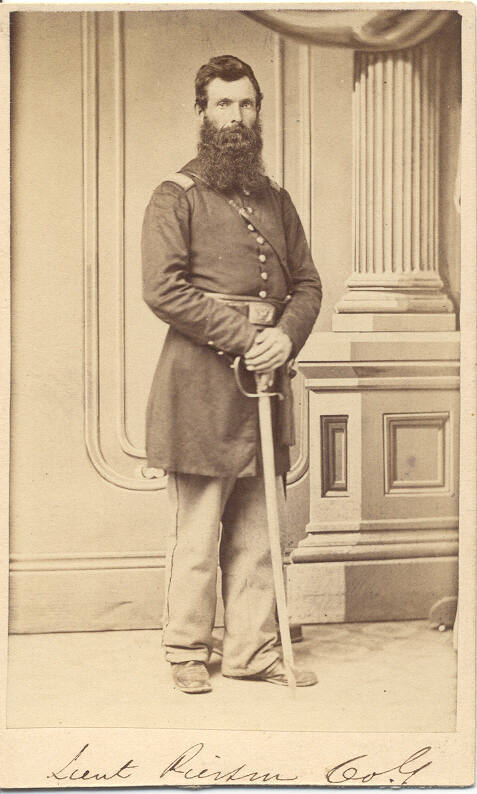 Carte de Visite, Lt. Rustin