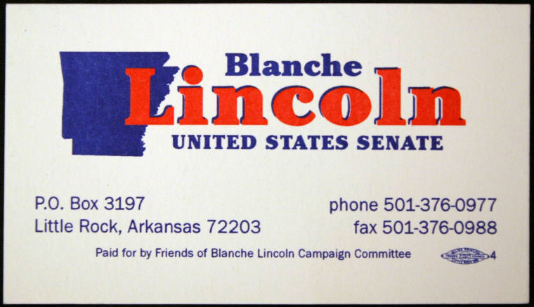 Lambert Lincoln card