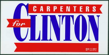 Clinton bumper sticker