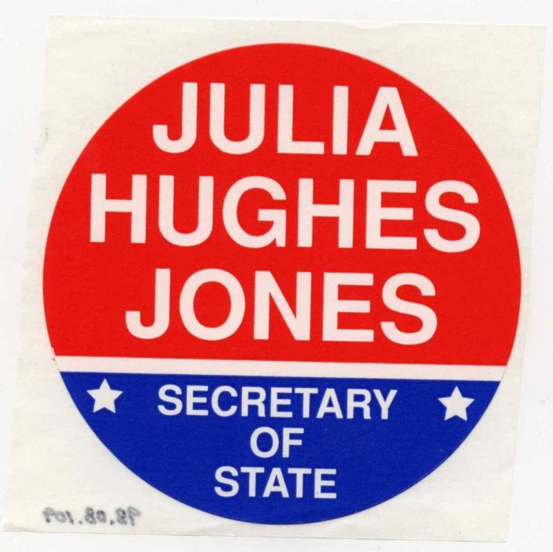 campaign sticker - Julia Hughes Jones