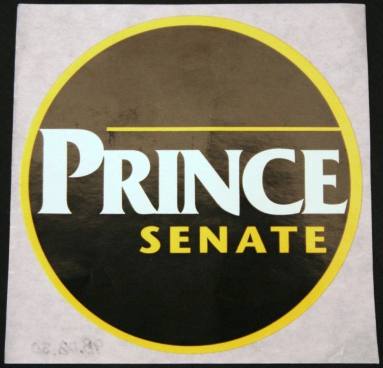 Prince campaign sticker