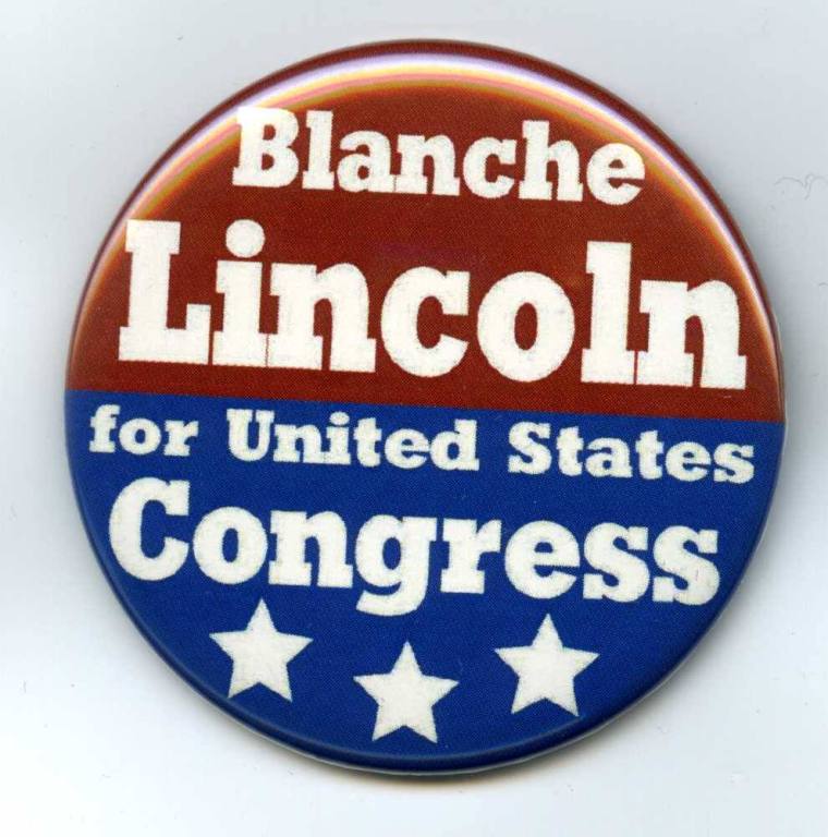 Blanche Lincoln button