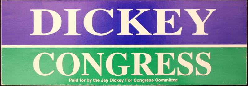 Dickey bumper sticker