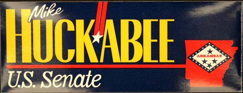 Huckabee bumper sticker