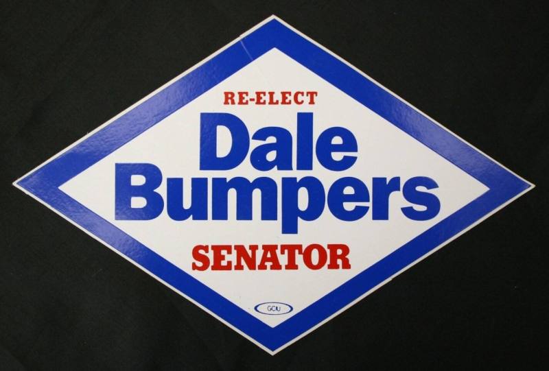 Sticker, Bumper - Senator Dale Bumpers