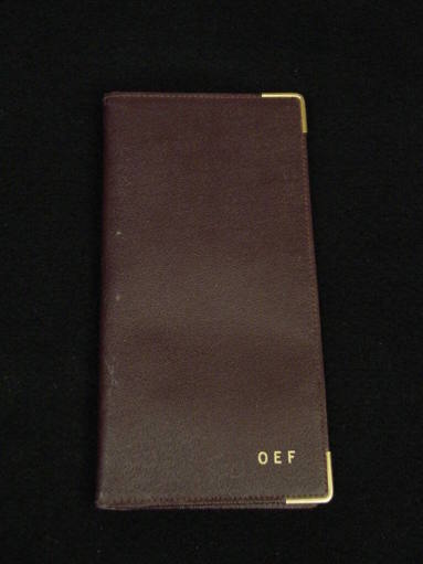 Gov Faubus Items - leather wallet