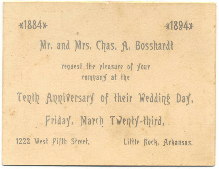 invitation to 10th wedding anniversary