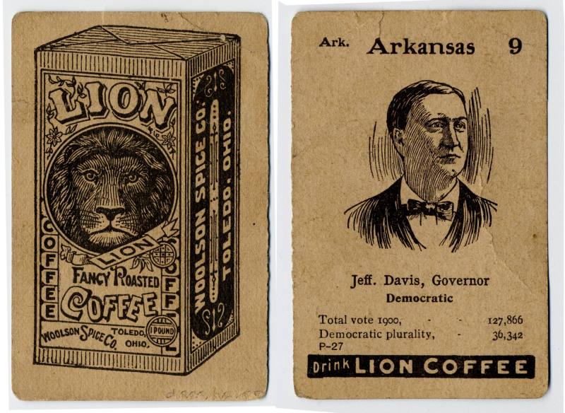 Card, Trade - Governor Jeff Davis