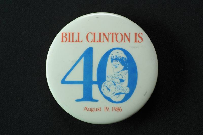 Button, Birthday - Governor Bill Clinton