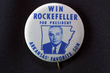 Button, Campaign - Governor Winthrop Rockefeller