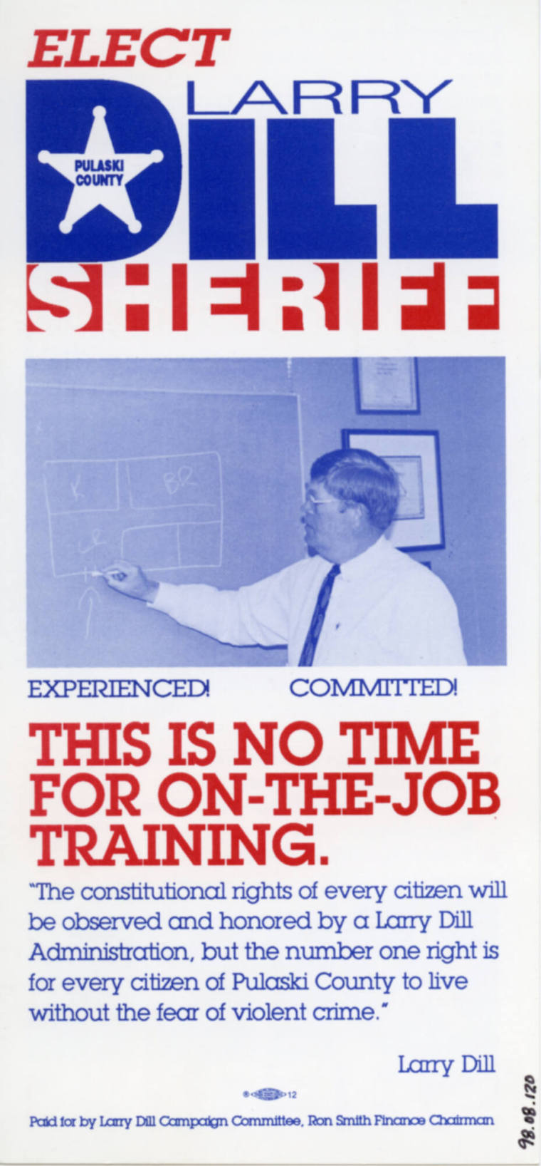 political handbill - Larry Dill