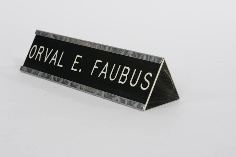 Faubus nameplate