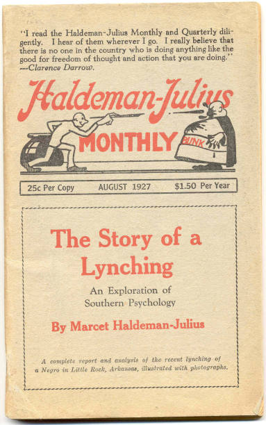 Haldeman-Julius Monthly magazine - story of a lynching