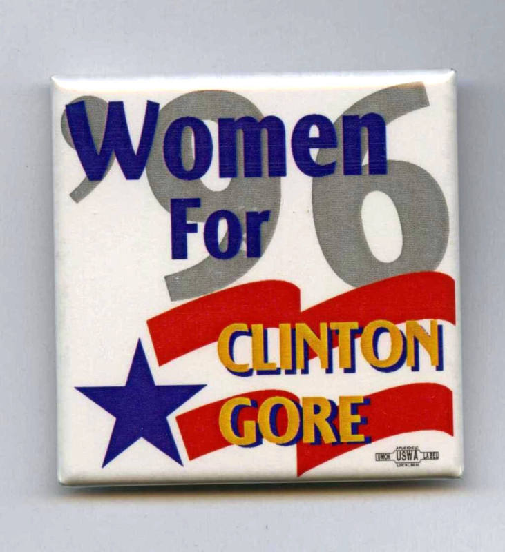 Clinton/Gore campaign button