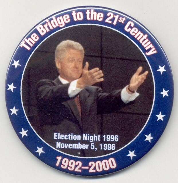 Clinton campaign button