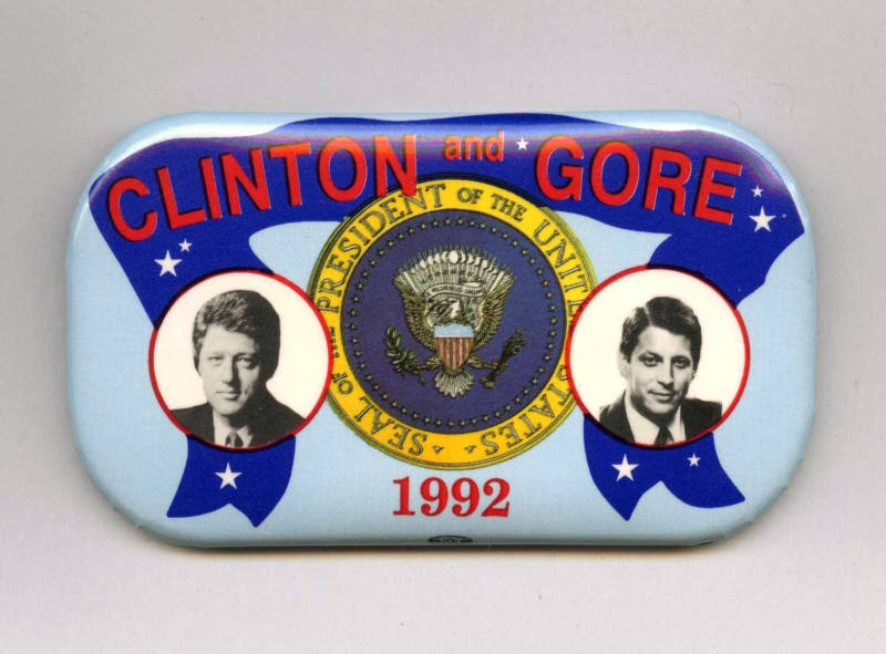 Clinton/Gore campaign button