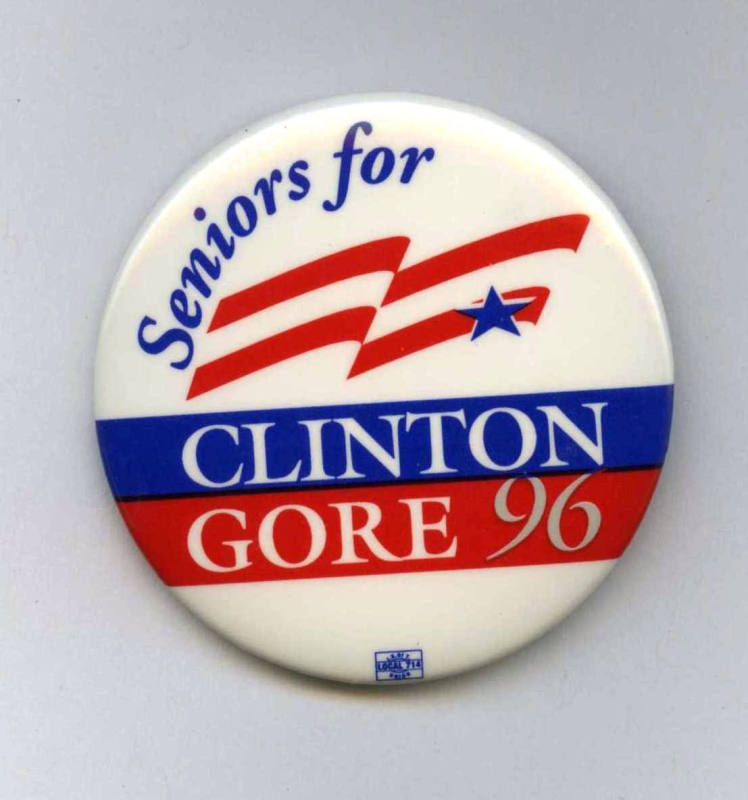 Clinton/Gore campaign button