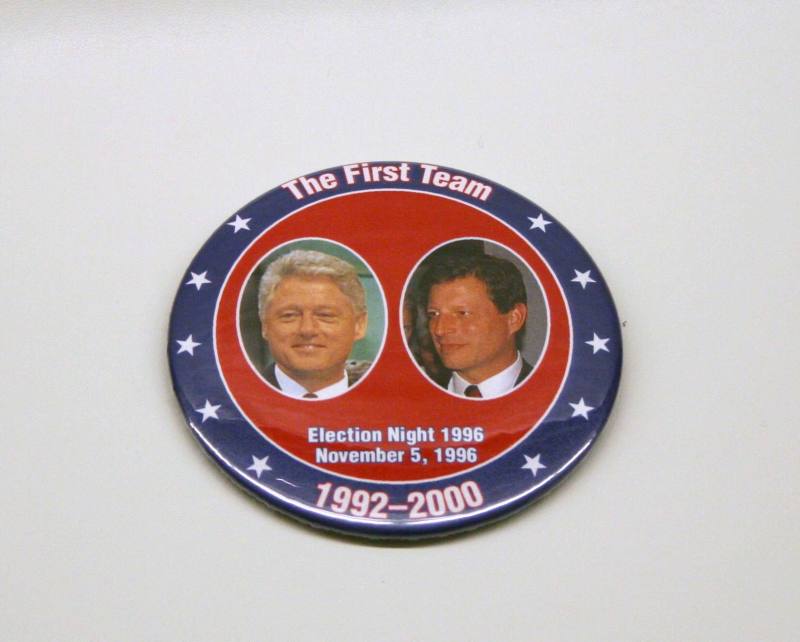 Clinton/Gore campaign button