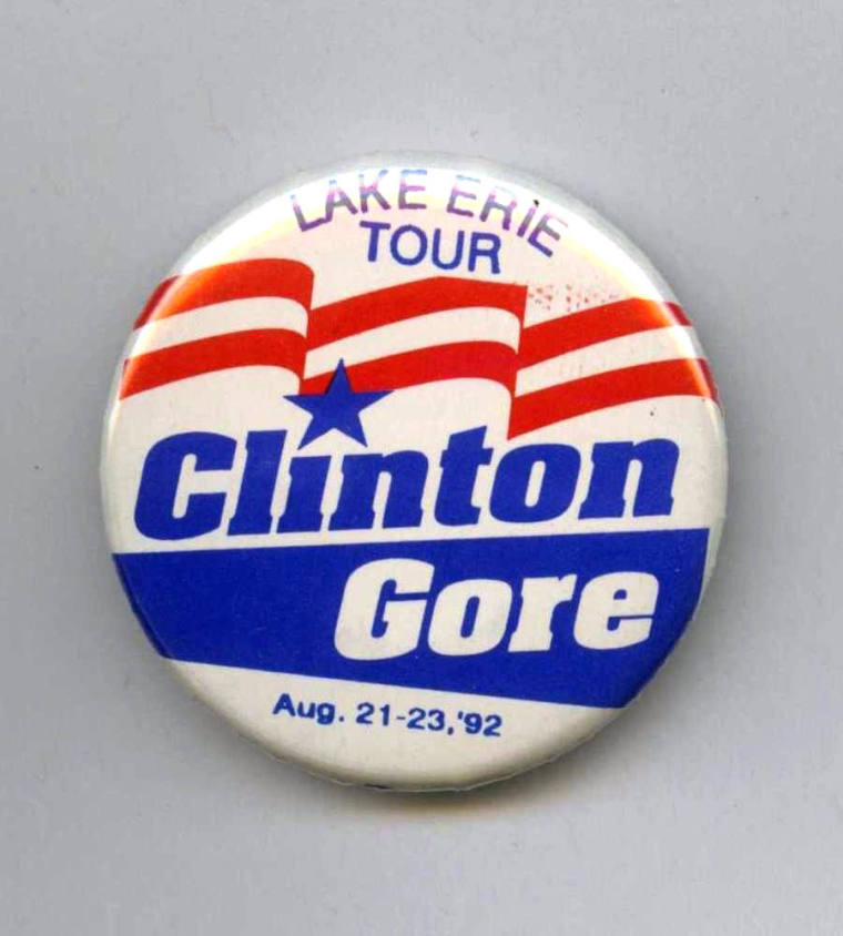 Clinton/Gore campaign button