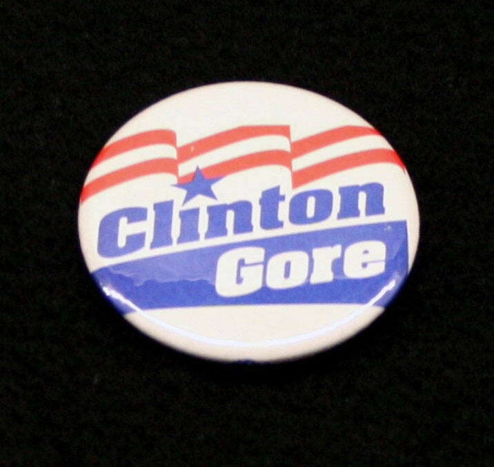 Clinton/Gore campaign button