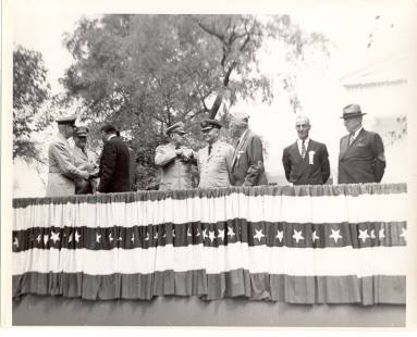 photo of Truman in front of Old State House