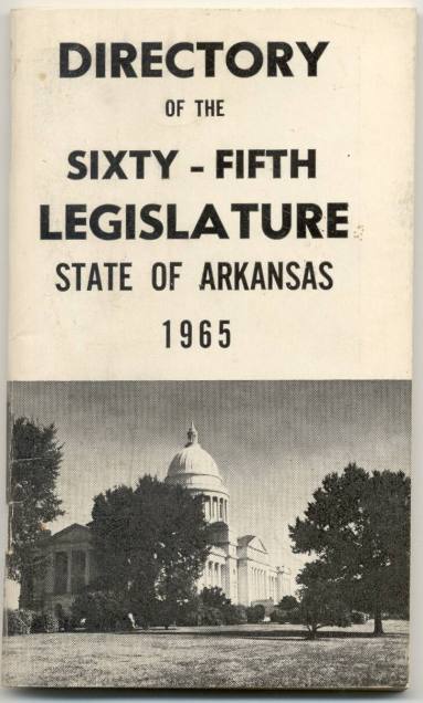 Gov Faubus - AR Legislature 1965 Directory