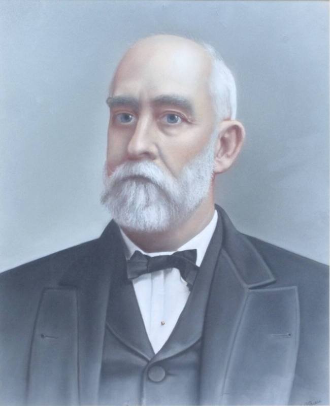 Portrait of Governor Simon P. Hughes