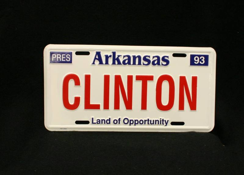 license plate - Clinton