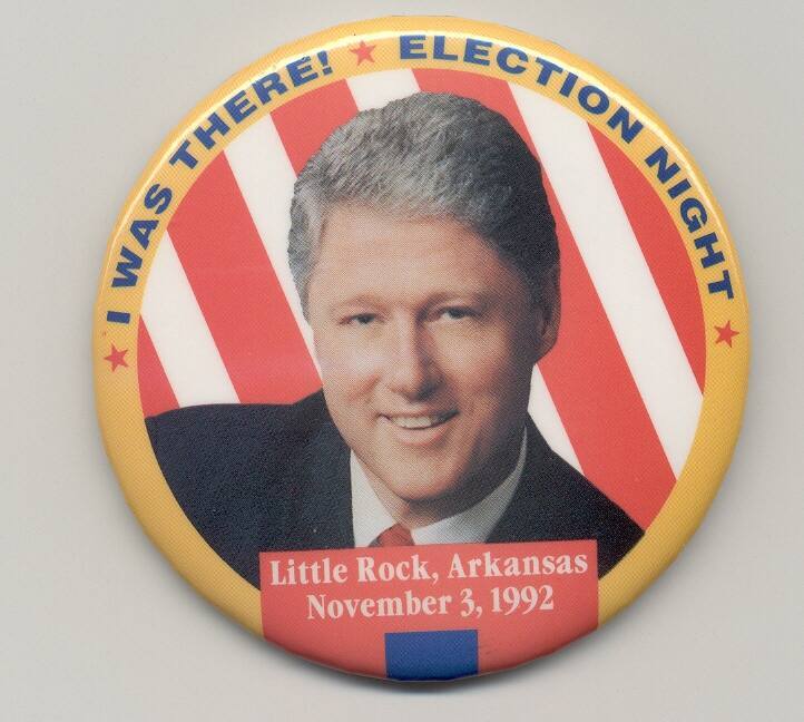 Clinton campaign button