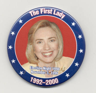 Clinton campaign button